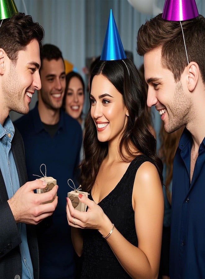 في جودال علب هدايا صغيرة من VGOODALL، علب توزيعات الحفلات، 50 علبة بحجم 2 × 2 × 2 بوصة، مثالية لتزيين حفلات الزفاف، وحفلات استقبال المولود، والذكرى السنوية، وأعياد الميلاد. - Image 3
